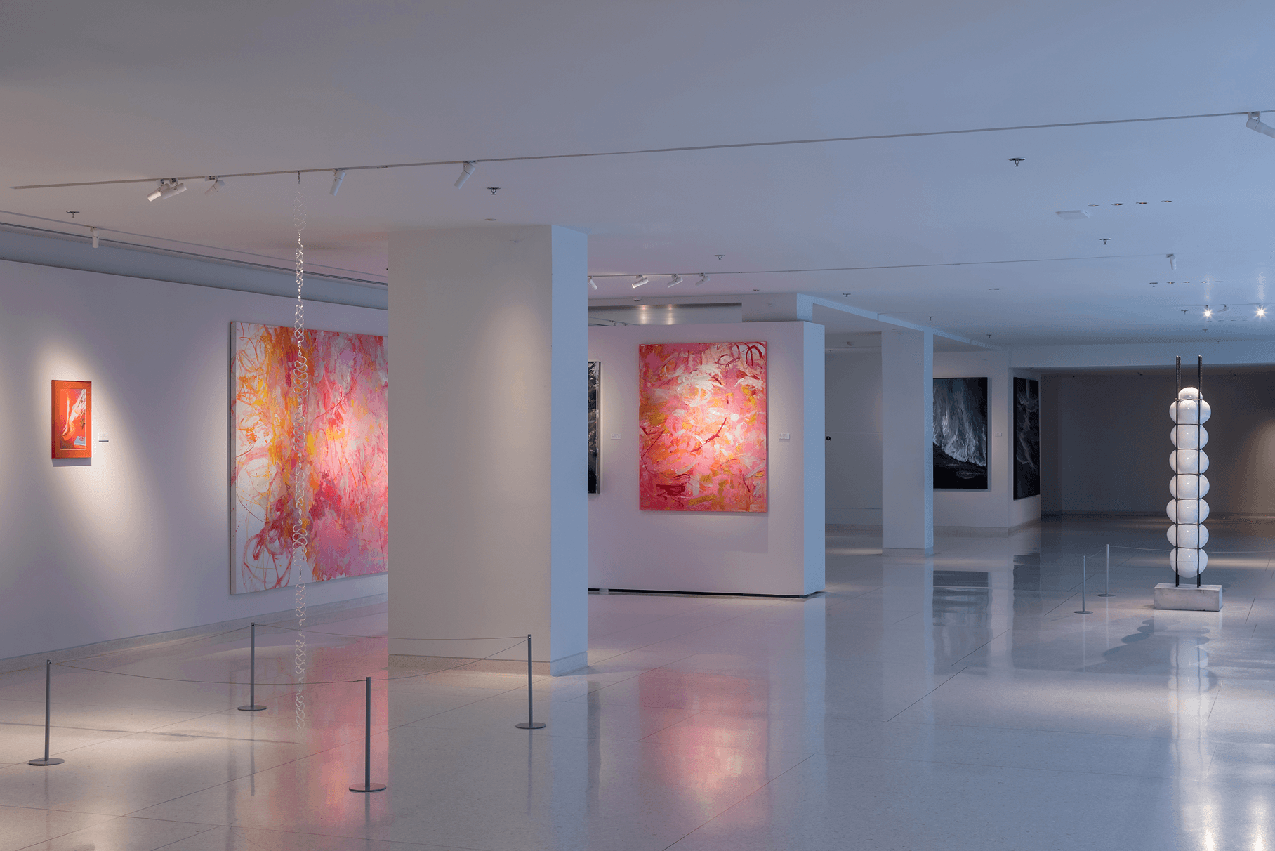 Mind and Body illuminated artwork installation
